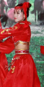 Above: The June 30th Fuxin event featured Mongolian-themed dancers and performers.