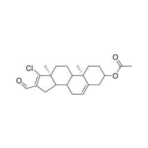 (3β)-3-(Acetyloxy)-17-chloroandrosta-5,16-diene-16-carboxaldehyde