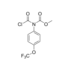 Methyl N-(chlorocarbonyl)-N-[4-(trifluoromethoxy)-phenyl]-carbamate