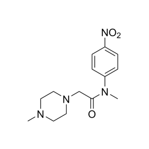 N,4-Dimethyl-N-(4-nitrophenyl)-1-piperazineacetamide